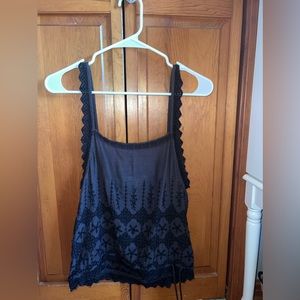 American Eagle Outfitters black/gray tank top